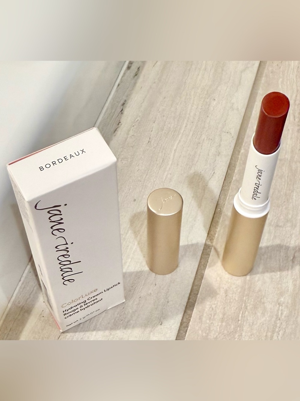 💄 Jane Iredale ColorLuxe Hydrating Cream Lipstick 🆕 NEW/UNOPENED💄 Bordeaux 💋